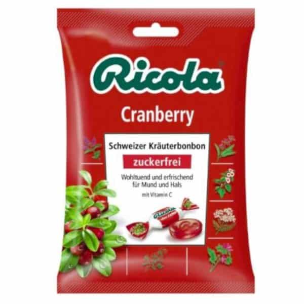 Ricola Cranberry zuckerfreie Bonbons