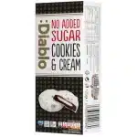 Diablo dunkle Keks mit Milchcremefüllung sugarfree zuckerfreie cookies Diabetikerlebensmittel abnehmen weniger Zucker gesund naschen