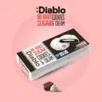 Diablo dunkle Keks mit Milchcremefüllung zuckerfrei no added sugar White Cream Diabetikerlebensmittel 2