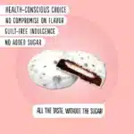 Diablo dunkle Keks mit Milchcremefüllung zuckerfrei no added sugar White Cream Diabetikerlebensmittel 4