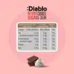 Diablo dunkle Keks mit Milchcremefüllung zuckerfrei no added sugar White Cream Diabetikerlebensmittel 6