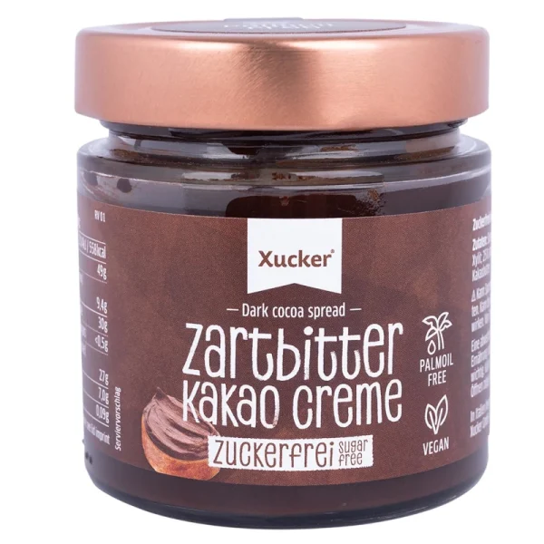 Xucker zartbitter Kakao Creme Aufstrich ohne Zuckerzusatz