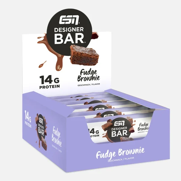 ESN Designer Bar Fudge Brownie Tray zuckerarm ohne Zuckerzusatz