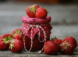 Erdbeermarmelade ohne Zuckerzusatz zuckerfrei 600x440