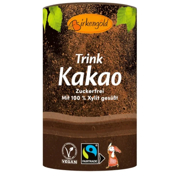 Birkengold Trinkkakao zuckerfrei vegan