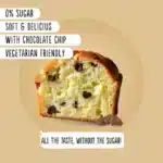 Diablo Chocolate Chip Kuchen zuckerfreier Kuchen Diabetikerlebensmittel no added sugar abnehmen gesund naschen