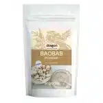 Bio Affenbrotbaum Pulver ohne Zuckerzusatz ballaststoffreich Baobabpulver Vitamin C zuckerfrei Dragon organics superfood nahrungsergänzung supplement