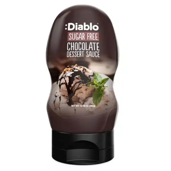 Diablo Schokoladen Dessertsauce zuckerfrei no sugar added diabetiker geeignet low carb