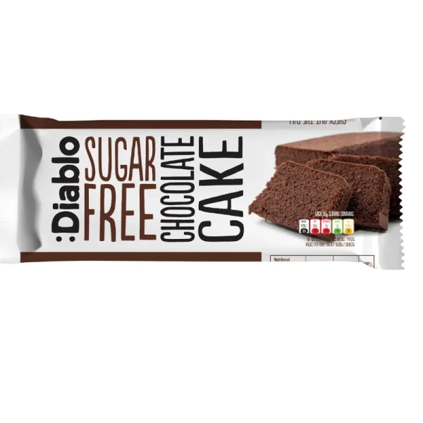 Diablo zuckerfreier Schokoladekuchen ohne Zucker Rührkuchen no sugar added sugar free Diabetiker lebensmittel low carb lchf