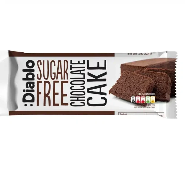 Diablo zuckerfreier Schokoladekuchen ohne Zucker Rührkuchen no sugar added sugar free Diabetiker lebensmittel low carb lchf