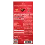 Red Dunkle Schokolade Mandel Orange zuckerfreie Schokolade vegan ohne Zuckerzusatz laktosefrei glutenfrei ohne Palmöl Zutatenliste Inhaltsstoffe Nährwerttabelle back