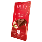 Red Milchschokolade Haselnuss Macadamia zuckerfreie Schokolade ohne Zuckerzusatz glutenfrei ohne Palmöl Diabetiker Keto