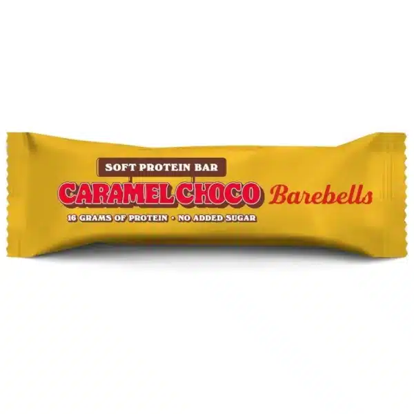 Barebells Caramel Choco zuckerfreier Proteinriegel ohne Zuckerzusatz no added sugar sugarfree Diabetikerlebensmittel keto low carb lchf Sportlernahrung