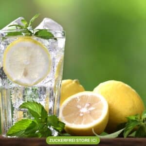 Zitrone zuckerfreier Sirup Sommersorte erfrischend Toschi Diabetikerlebensmittel ohne Zuckerzusatz abnehmen weniger Kalorien gesunde Limonade