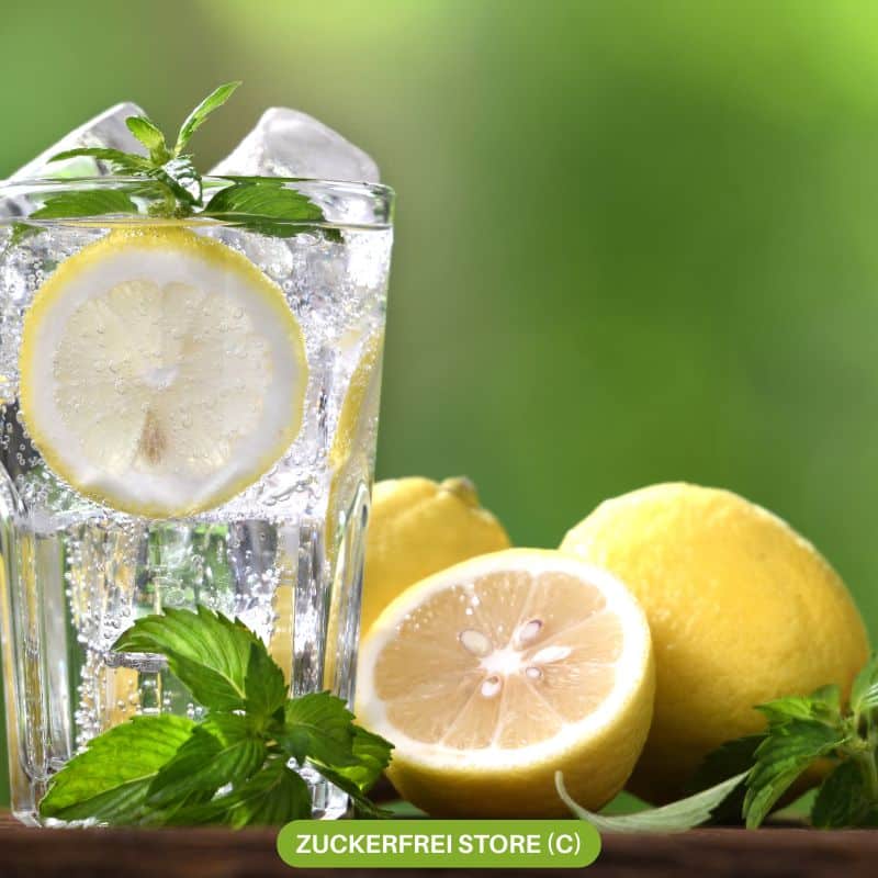 Zitrone zuckerfreier Sirup Sommersorte erfrischend Toschi Diabetikerlebensmittel ohne Zuckerzusatz abnehmen weniger Kalorien gesunde Limonade
