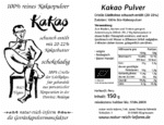 Reines Kakaopulver 100% Criollo zuckerfrei Trinkkakao biologisch vegan Diabetikerlebensmittel ohne Zuckerzusatz no added sugar gesundes Frühstück
