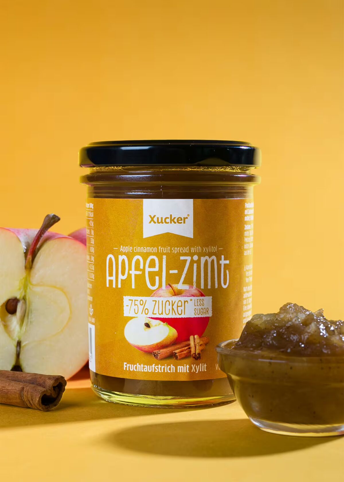 apfel zimt aufstrich zuckerfreie marmelade frucht diabetikerlebensittel ohne zucker gesunde ernährung kalorien sparen abnehmen