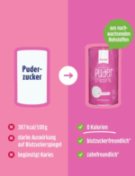 Xylit Puder Erythrit zuckerfreie süße zum Backen Diabetikerkekse Diabetikerschokolade gesund naschen low carb null Kalorien abnehmen