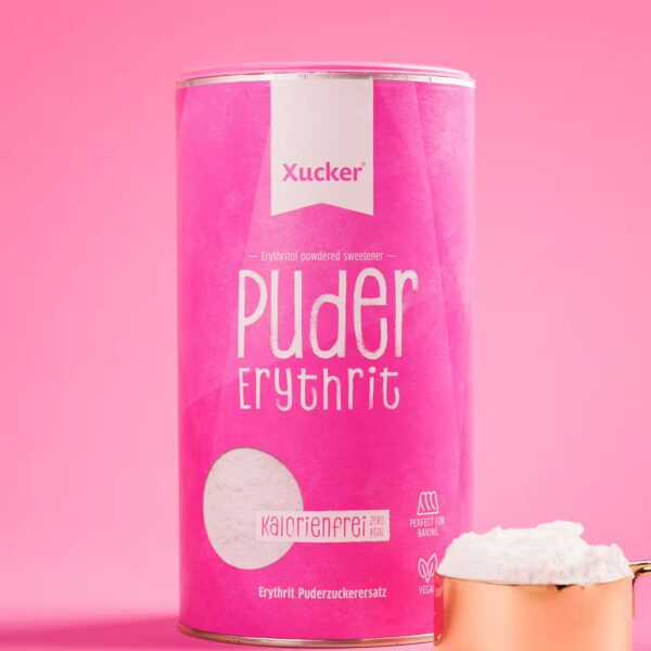 Xylit Puder Erythrit zuckerfreie süße zum Backen Diabetikerkekse Diabetikerschokolade gesund naschen low carb null Kalorien abnehmen